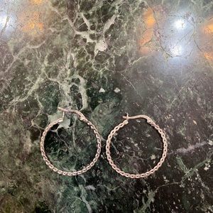 Argento Vivo | Sterling Silver 925 Twisted Hoops | 1.25” Diameter